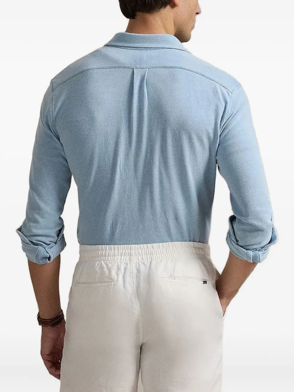 Polo Ralph Lauren long-sleeve embroidered-logo shirt | Image 2