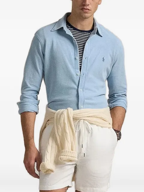 Polo Ralph Lauren long-sleeve embroidered-logo shirt