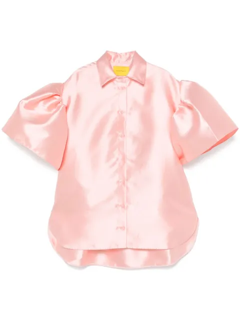 Marques'Almeida camisa Mikado con pliegues en las mangas