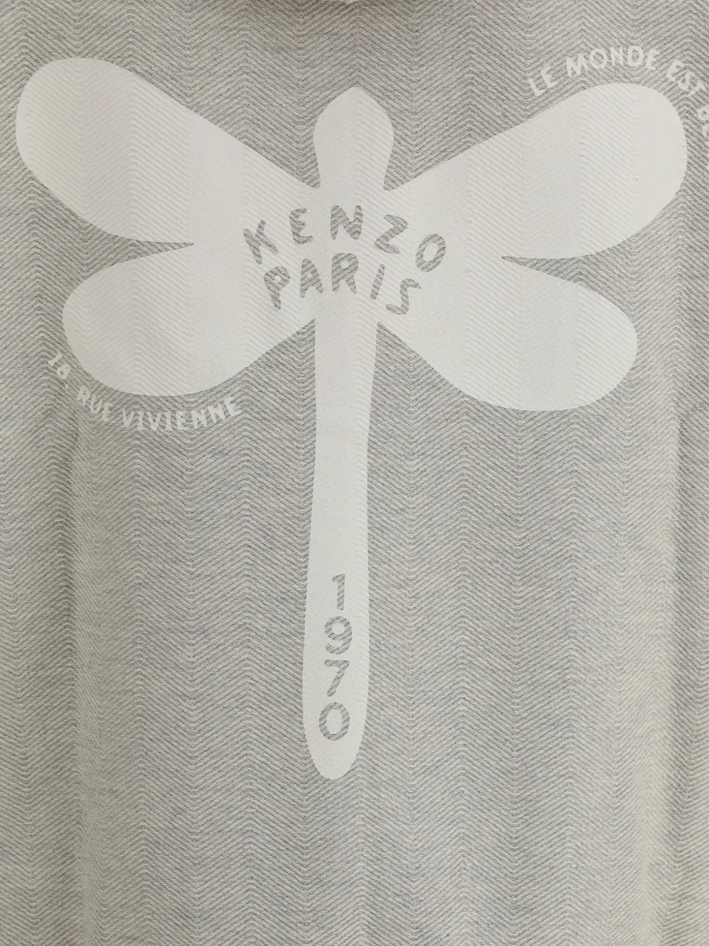 Kenzo Hoodie met logoprint Grijs