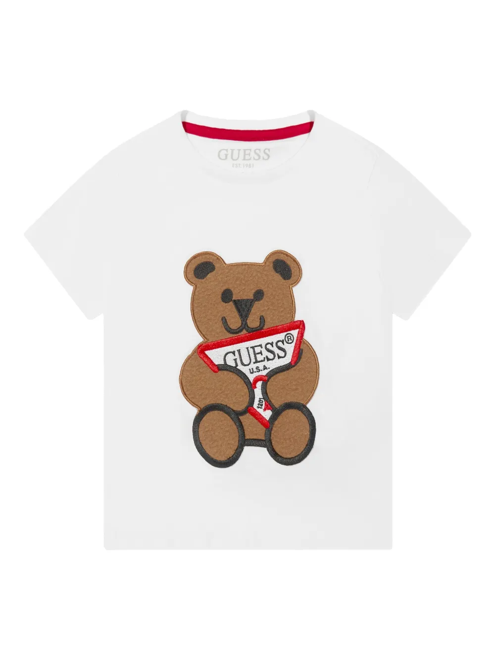 Guess kids Katoenen T-shirt Wit