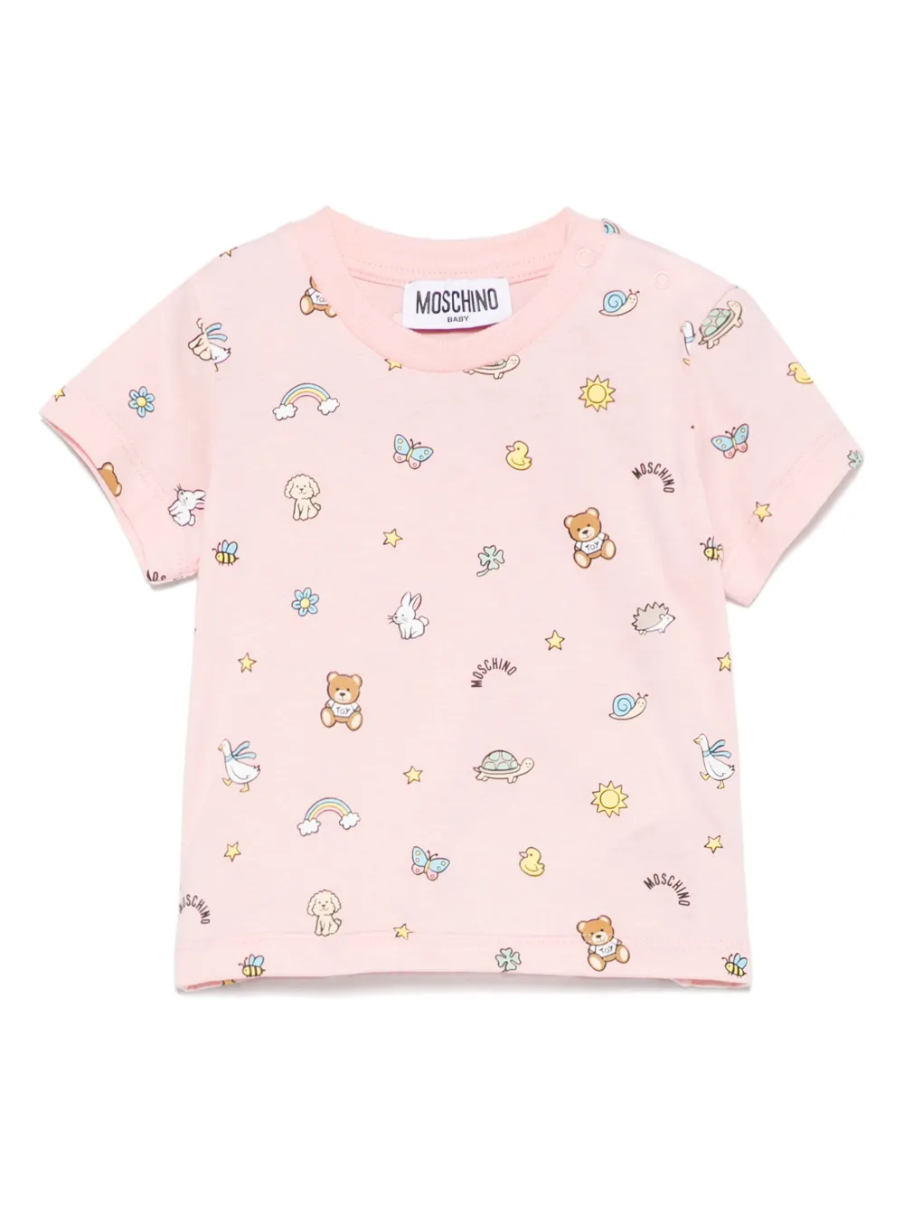 Moschino Kids テディベア Tシャツ - ピンク Moschino Kids テディベア Tシャツ - ピンク