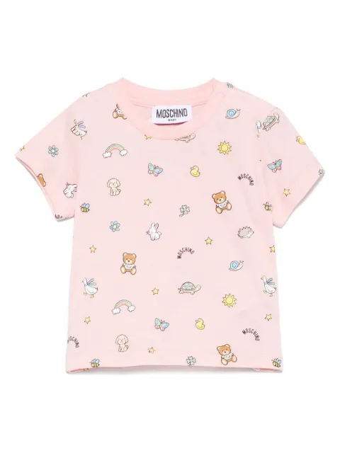 Moschino Kids تيشيرت بطبعة تيدي