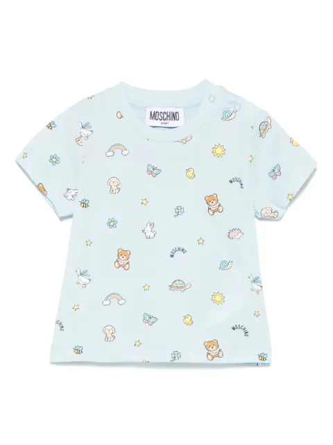 Moschino Kids Teddy Bear-print T-shirt