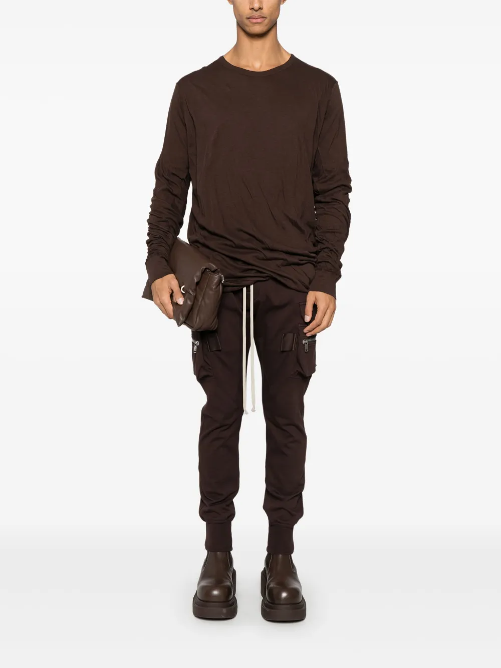 Rick Owens Jumbo T-shirt - Bruin