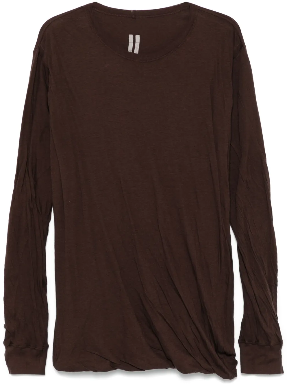 Rick Owens T-shirt Jumbo - Marrone