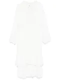 Ba&Sh Plume midi dress - White