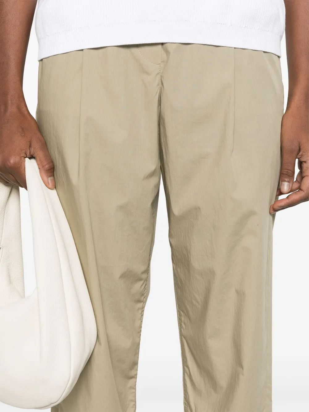 Brunello Cucinelli Popeline broek Groen