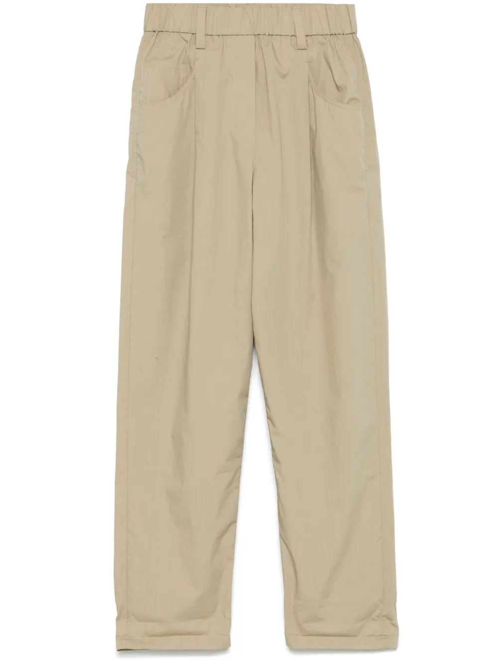 Brunello Cucinelli poplin trousers | Green | Image 1