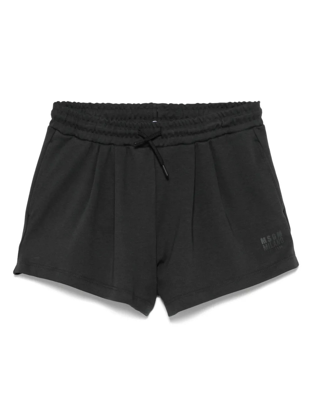 MSGM Kids Shorts met logopatch Zwart