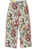 Marques'Almeida brocade palazzo pants - White