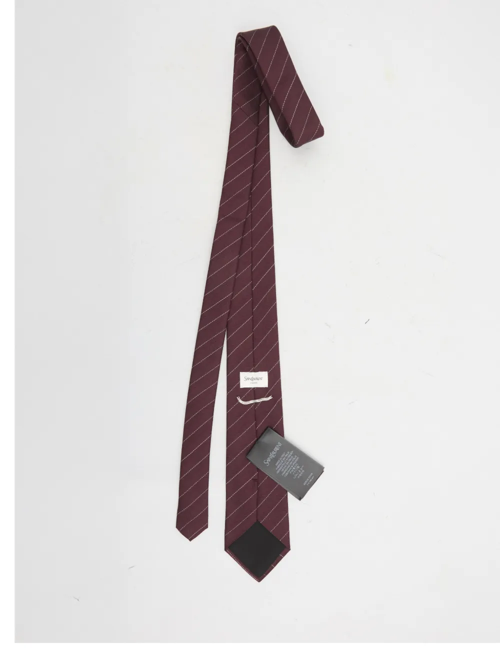 Saint Laurent silk tie - Rood