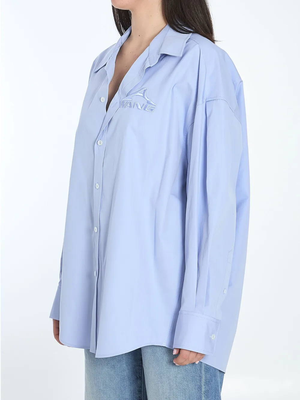 Alexander Wang Oversized blouse Blauw