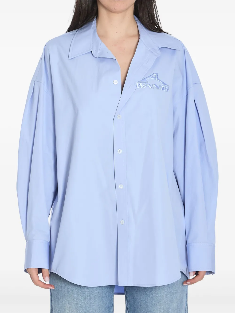 Alexander Wang Oversized blouse Blauw