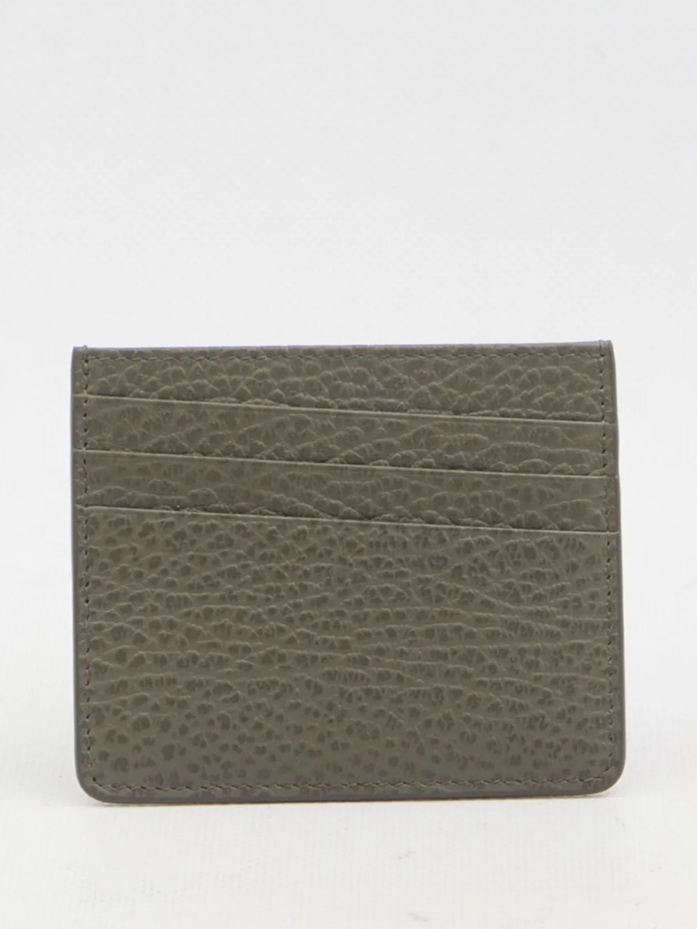 Maison Margiela leather cardholder - Grijs