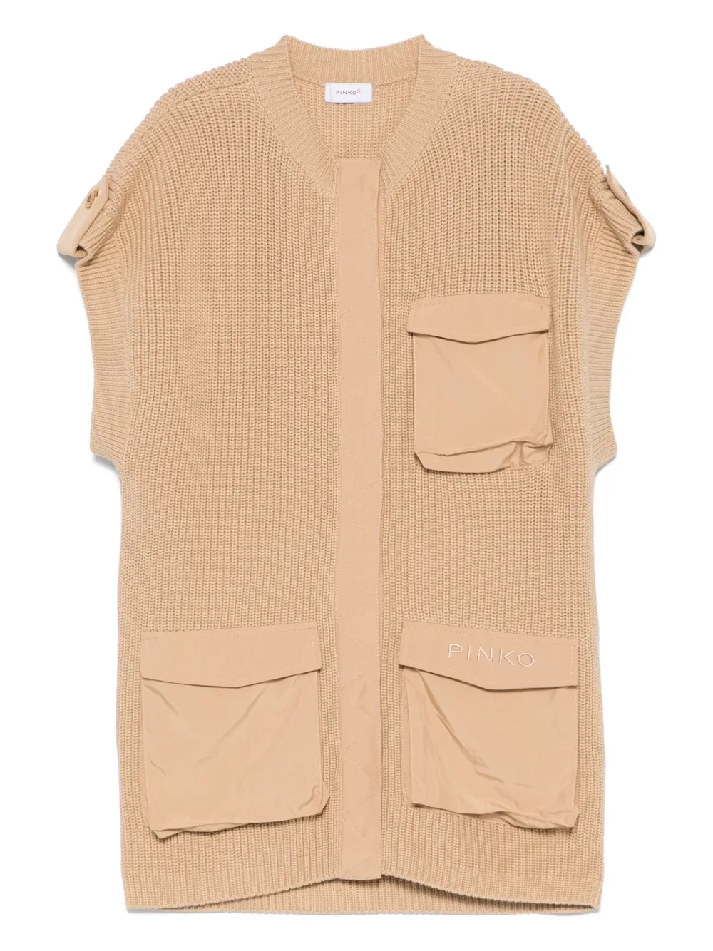 Pinko Kids Gebreid gilet Bruin