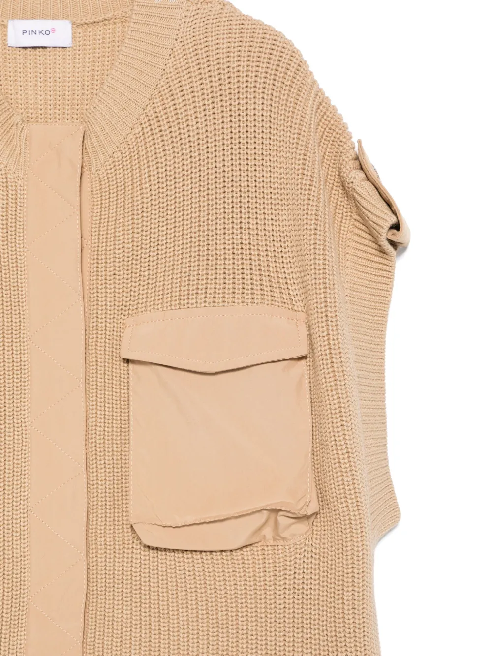 Pinko Kids Gebreid gilet Bruin