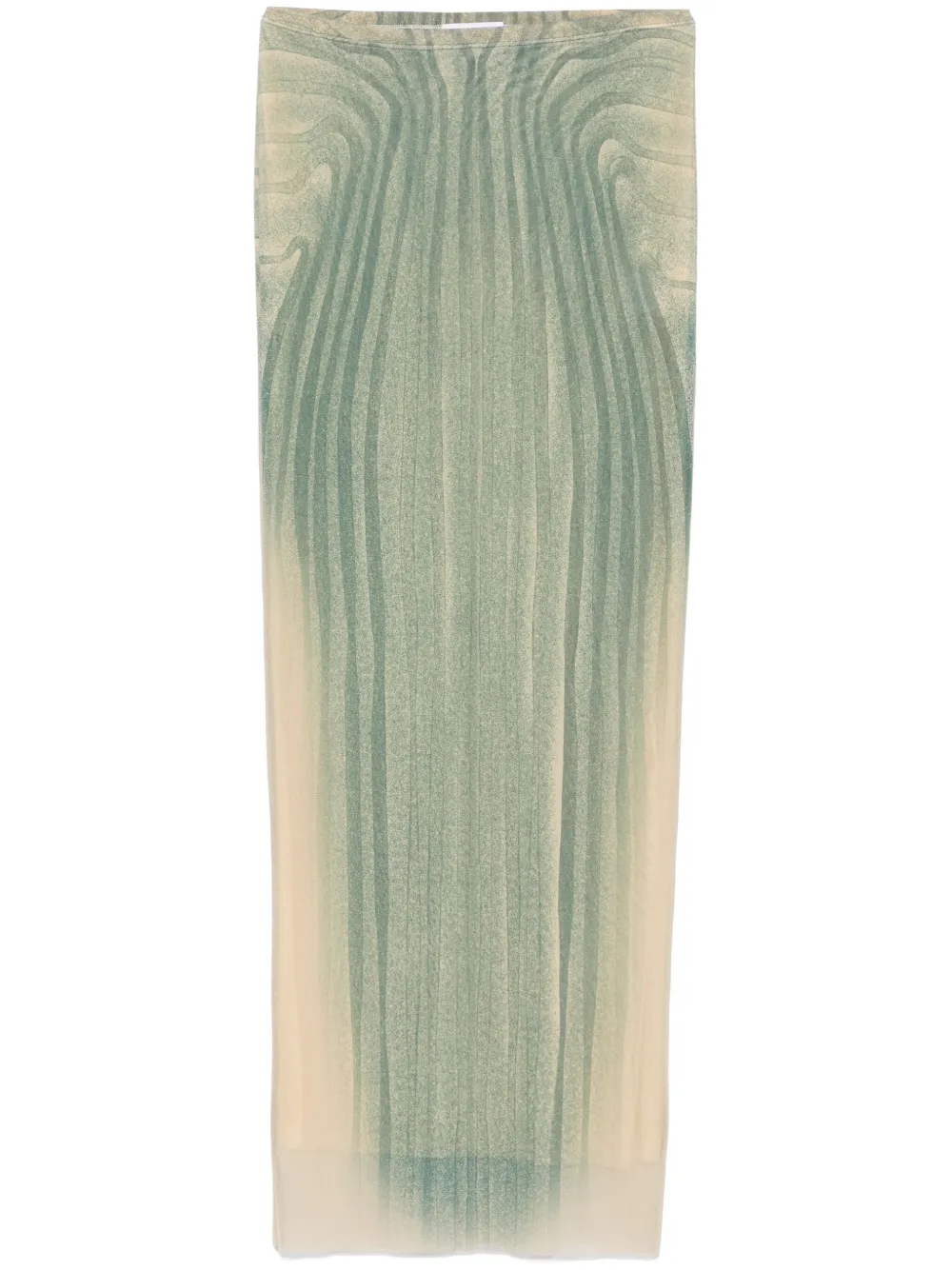 Spiral maxi skirt