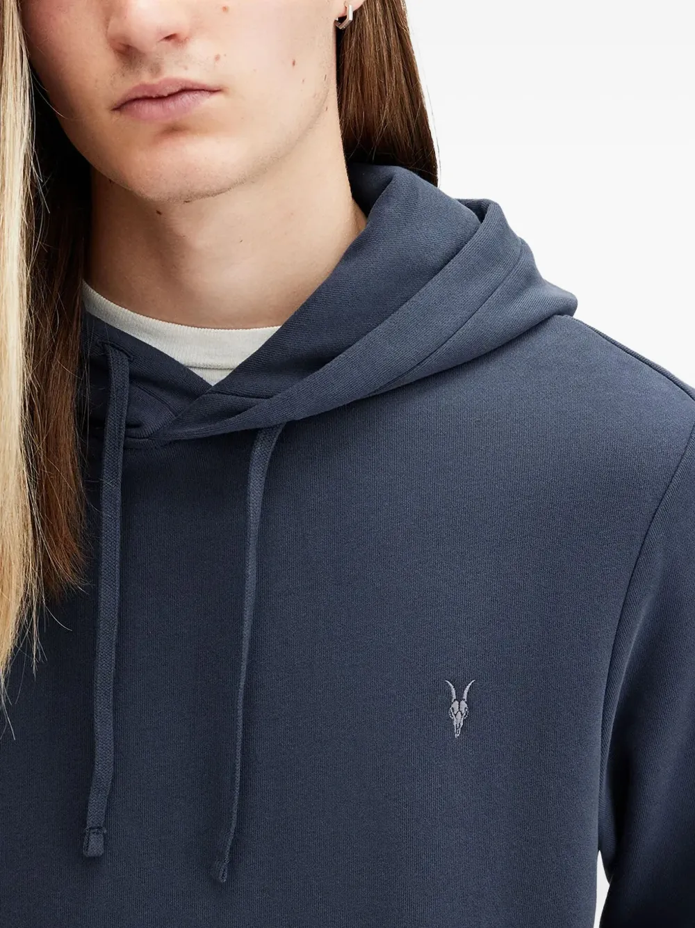 AllSaints Raven hoodie Blauw