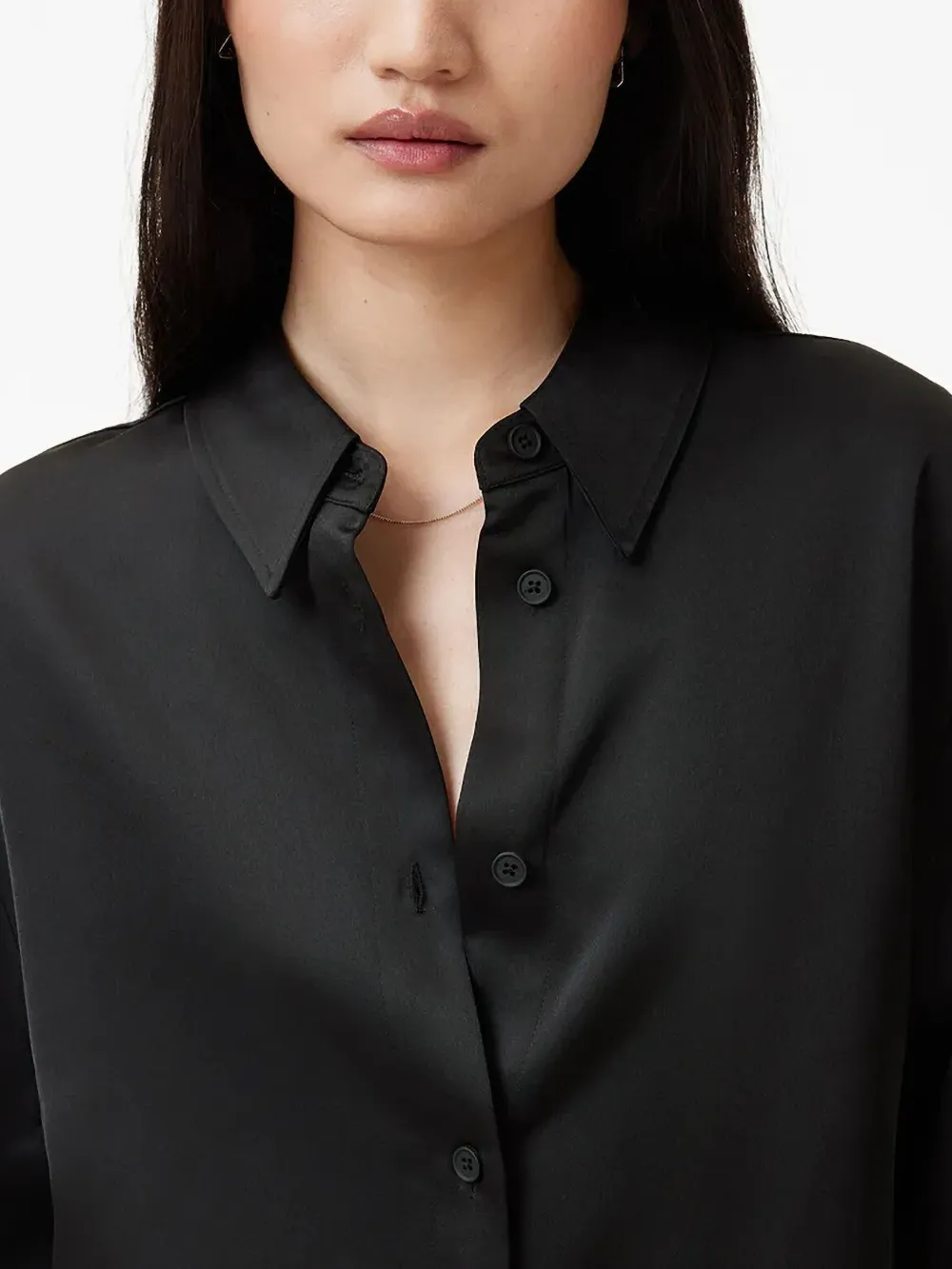 AllSaints Myrtle blouse Zwart