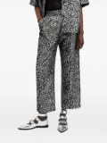 AllSaints leopard-print trousers - SILVER GREY