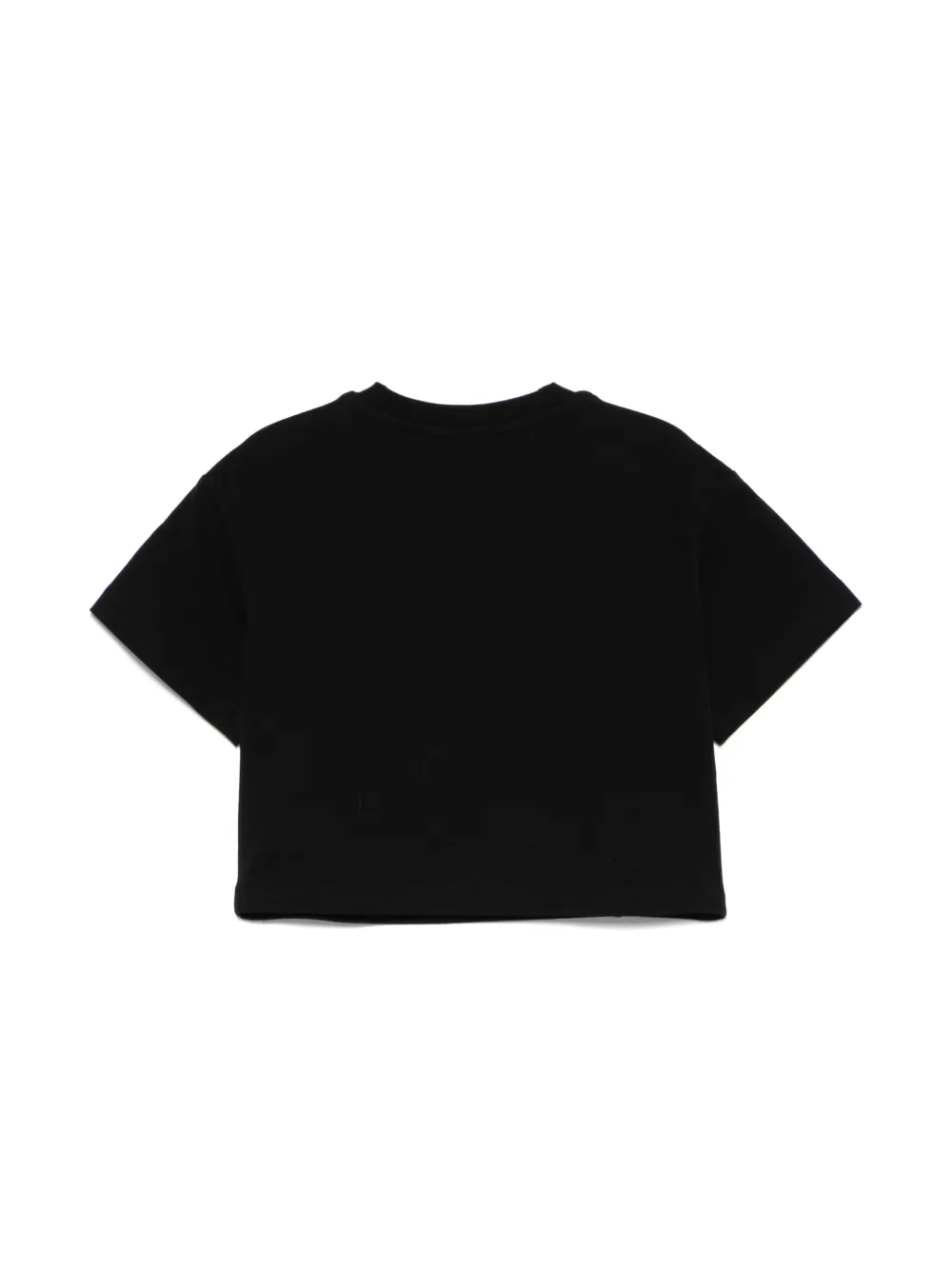 Pinko Kids logo-print T-shirt - Zwart