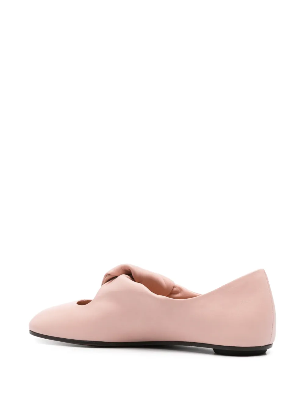 Alexander McQueen Ballerina's met gedraaid detail Roze