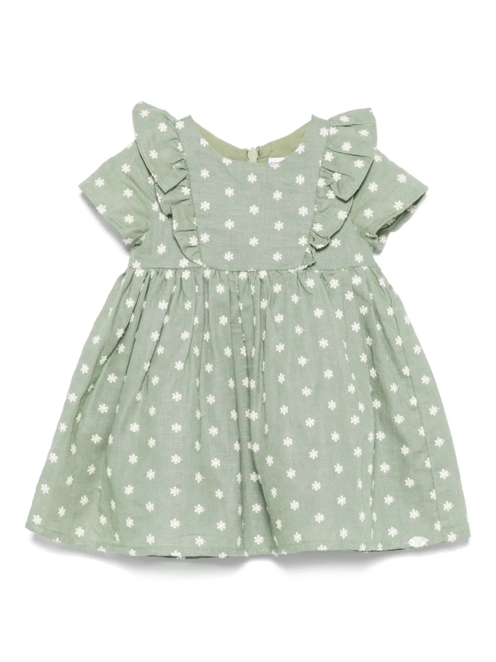 Image 1 of Tartine Et Chocolat floral-embroidered dress