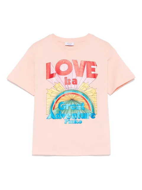 Pinko Kids graphic-print T-shirt