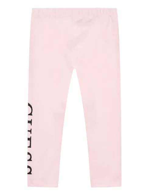 guess kids logo-print leggings