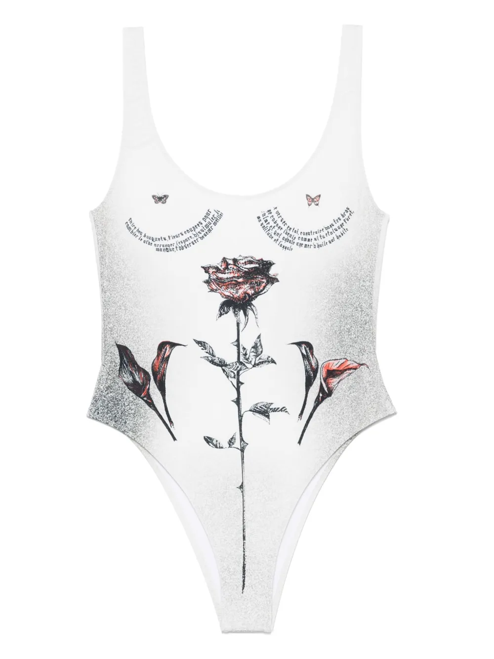 Jean Paul Gaultier Badpak met print Wit