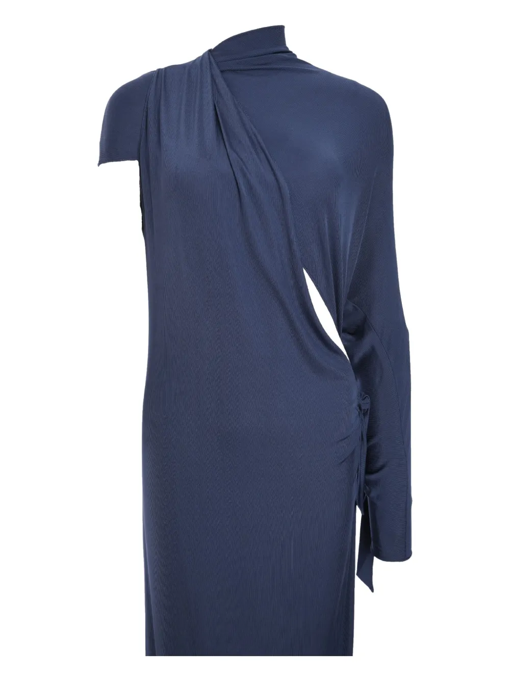 Atlein Uitgesneden maxi-jurk Blauw