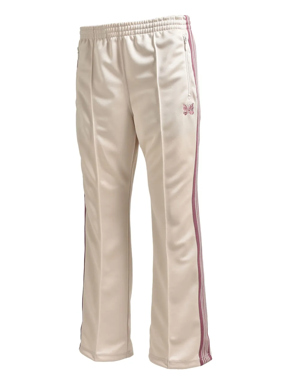 Needles Sporty Track Pant With Zip Pockets In Neutral