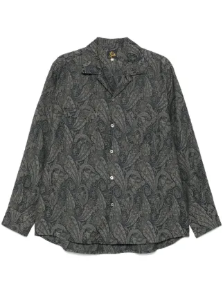 セール中‼️『新品未使用』needlesペイズリー 長袖シャツ Needles ペイズリーシャツ | ブルー | FARFETCH JP