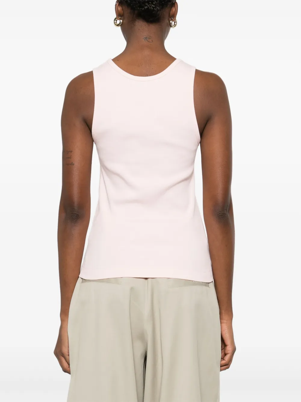 Maison Kitsuné Tanktop met Baby Fox-patch Roze