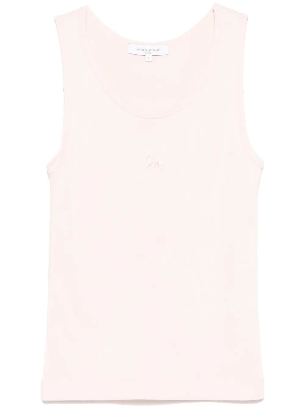 Maison Kitsuné Tanktop met Baby Fox-patch Roze