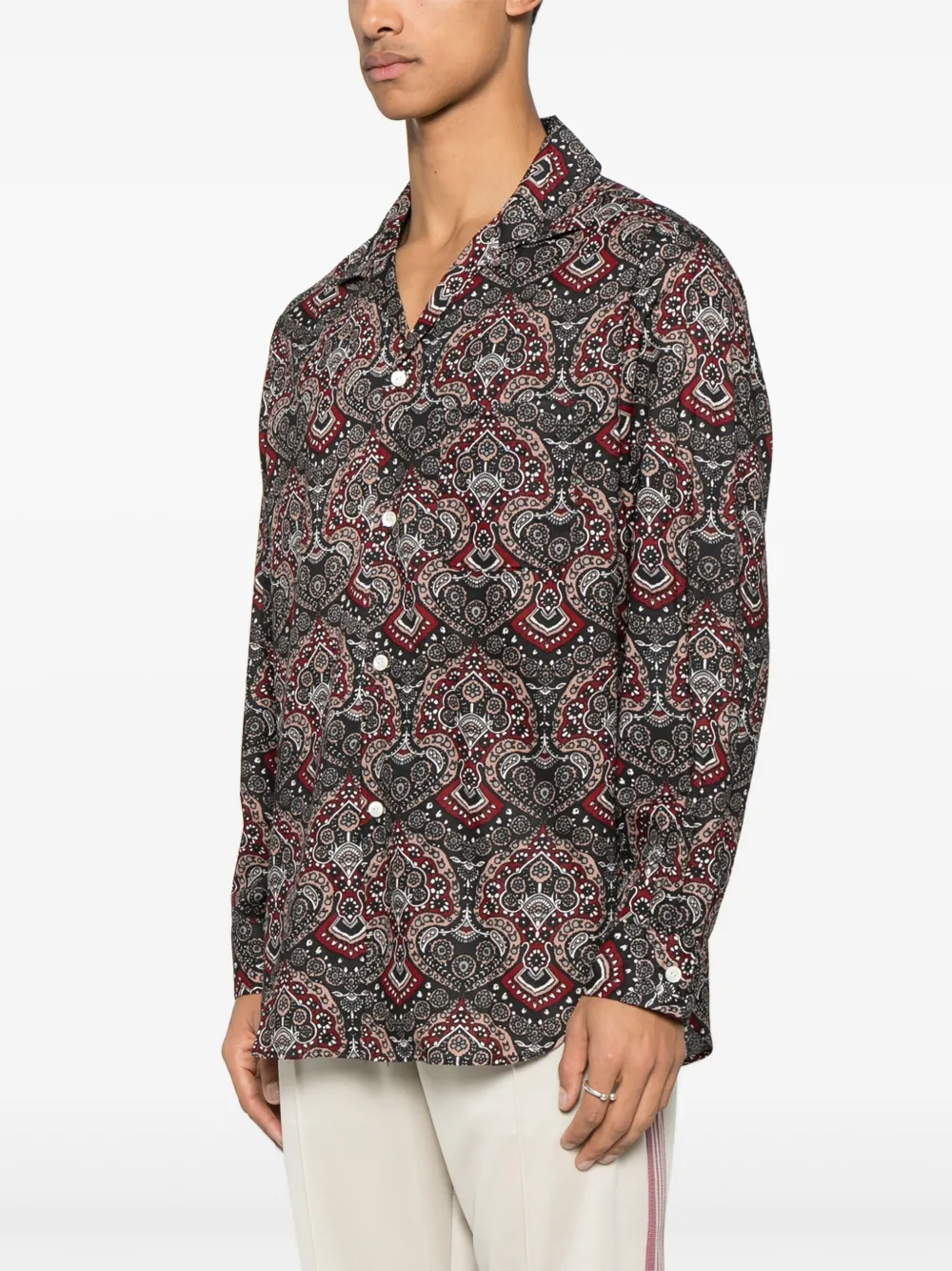 NEEDLES BANDANA-PRINT SHIRT 