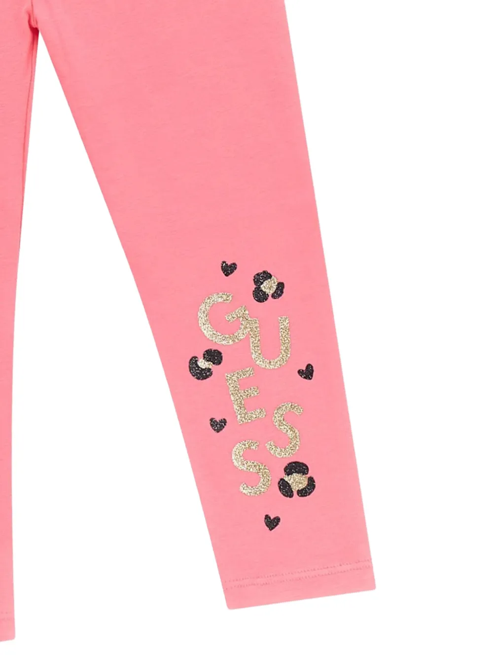 guess kids Legging met logoprint Roze