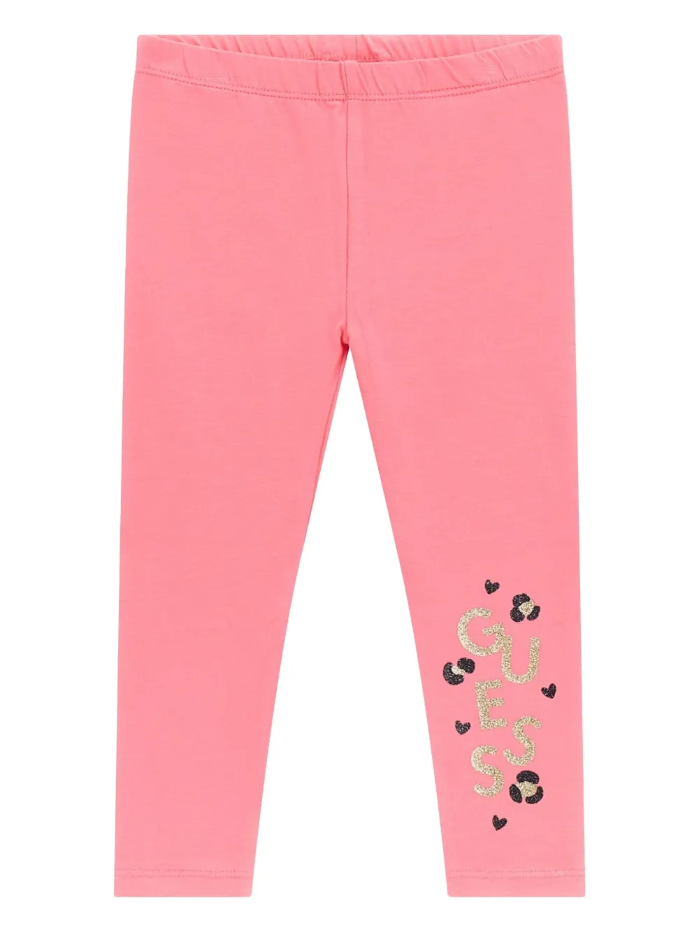 Guess kids Legging met logoprint Roze