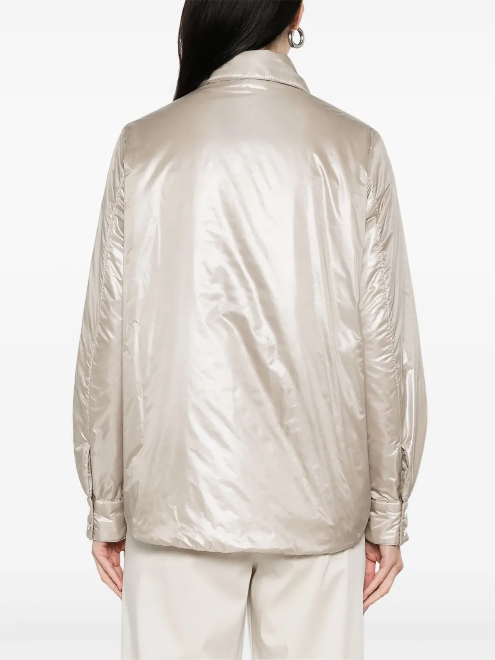 Herno Gewatteerd shirtjack Beige