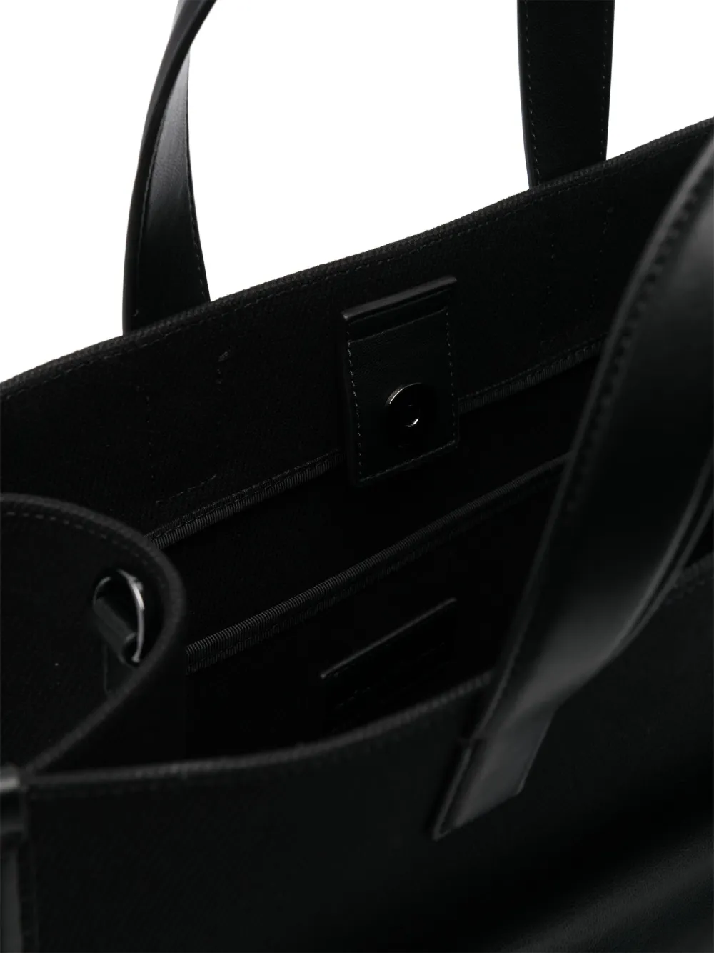 Emporio Armani Shopper met logo Zwart