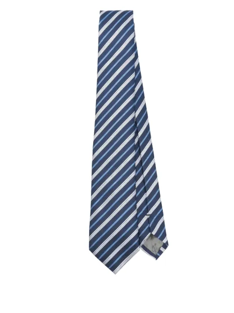 Emporio Armani corbata con motivo de rayas