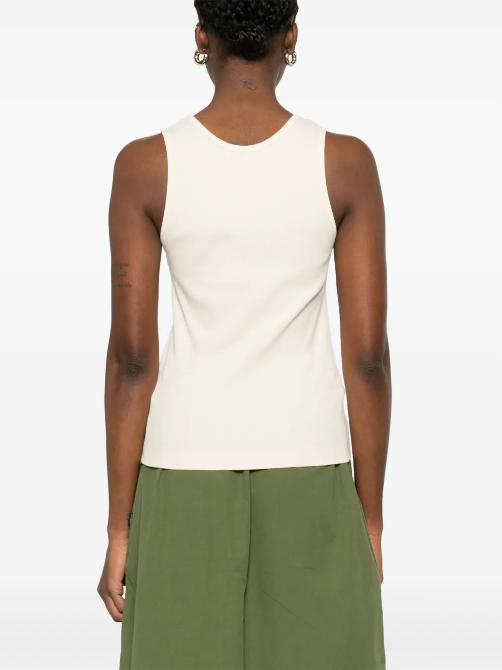 MAISON KITSUNÉ BABY FOX-PATCH TANK TOP