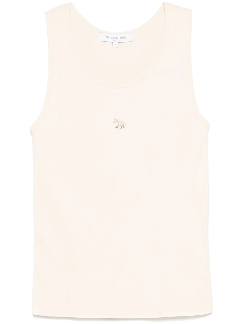 MAISON KITSUNÉ BABY FOX-PATCH TANK TOP