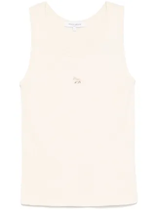 Maison Kitsuné Baby Fox-patch Tank Top | Neutrals | FARFETCH