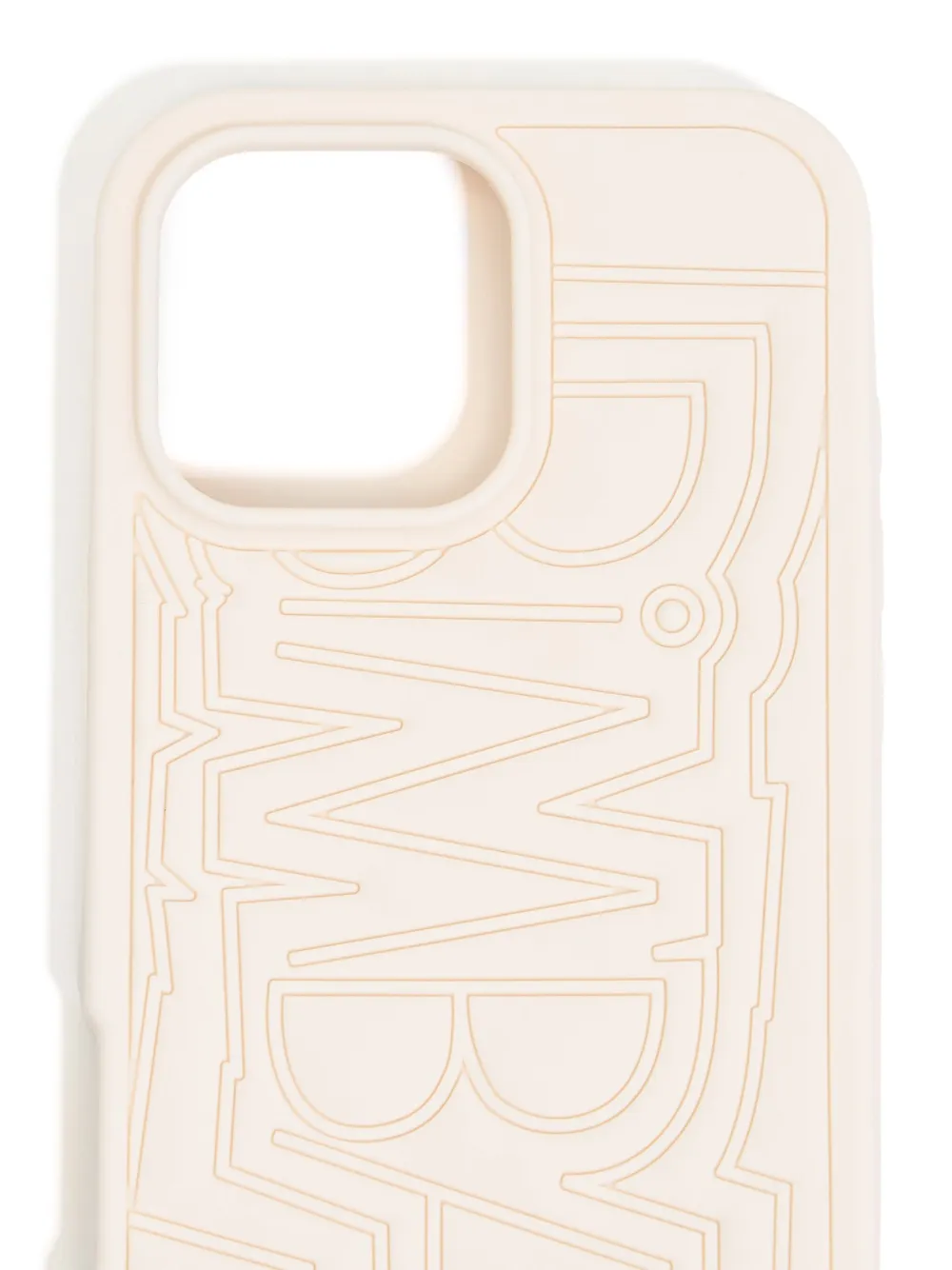 Bimba y Lola iPhone 15 Pro hoesje met logo-reliëf - Beige