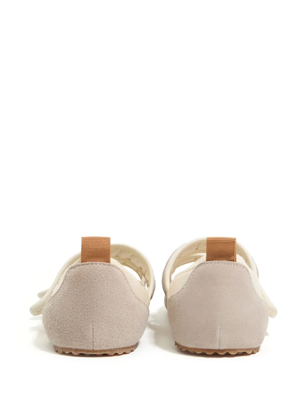 Bimba y Lola touch-strap ballerina shoes Neutrals