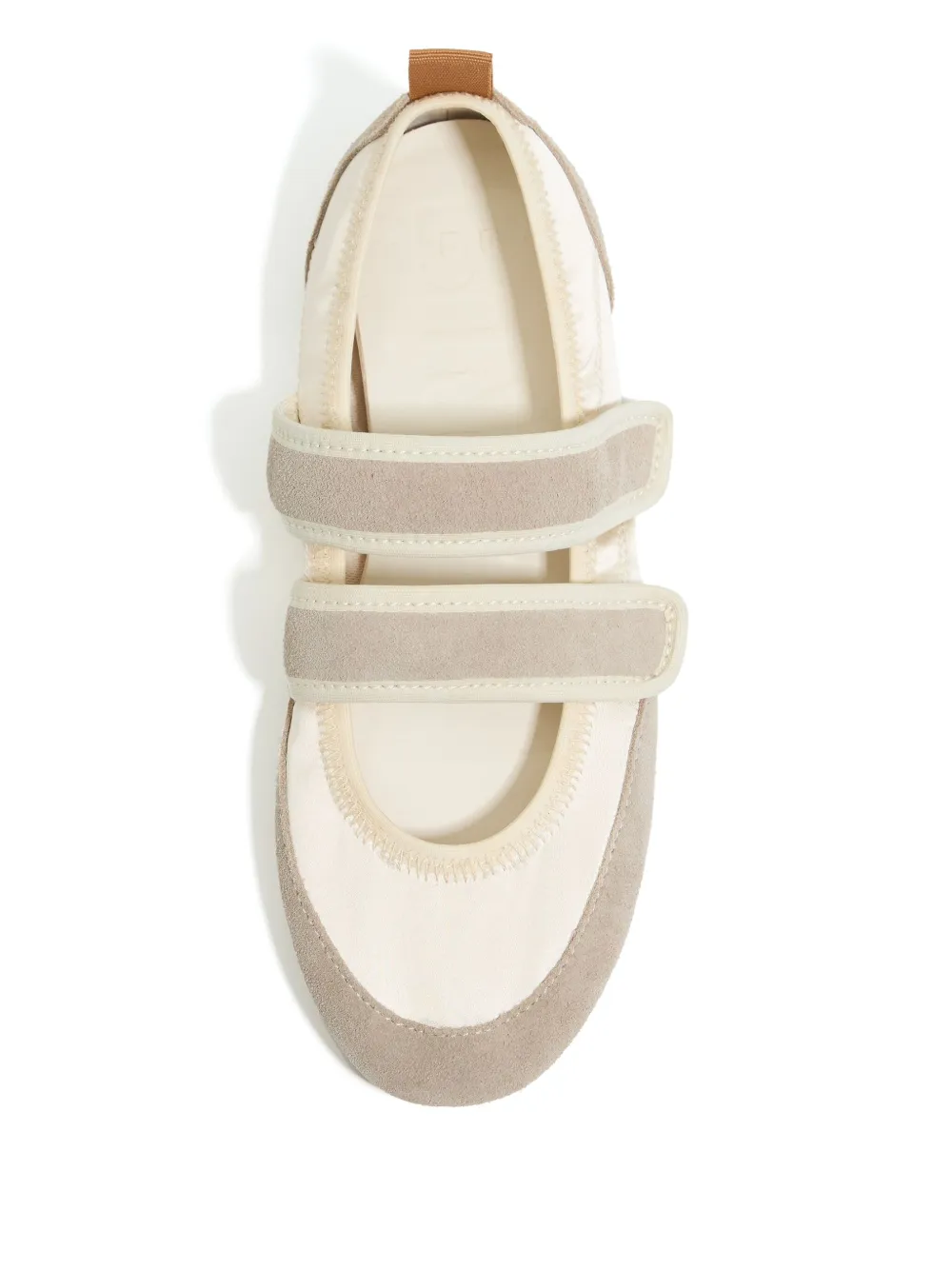 Bimba y Lola touch-strap ballerina shoes Neutrals