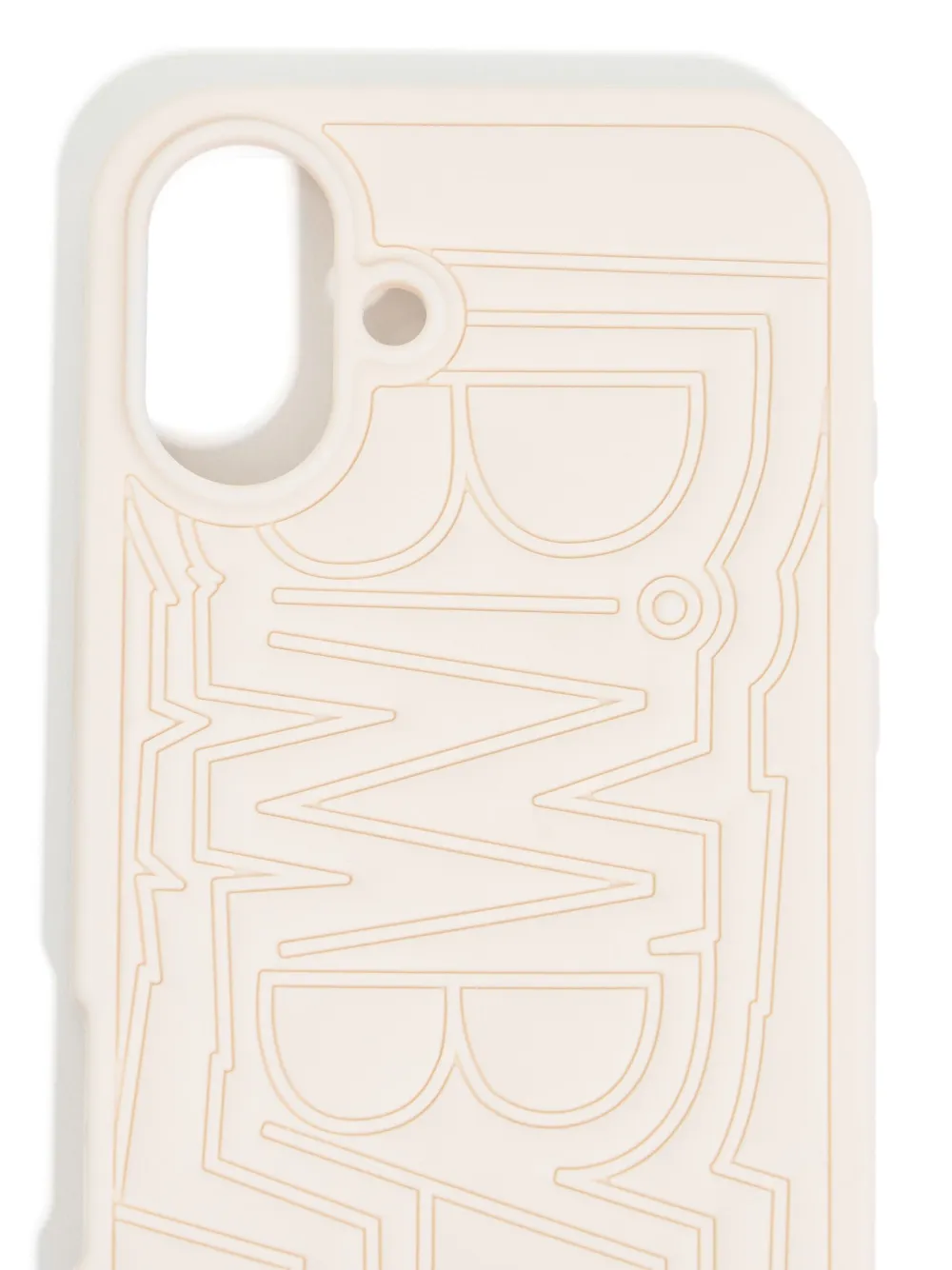 Bimba y Lola iPhone 16 hoesje met logo-reliëf - Beige