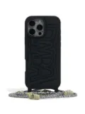 Bimba y Lola logo-embossed Iphone 15 Pro Max case - Black